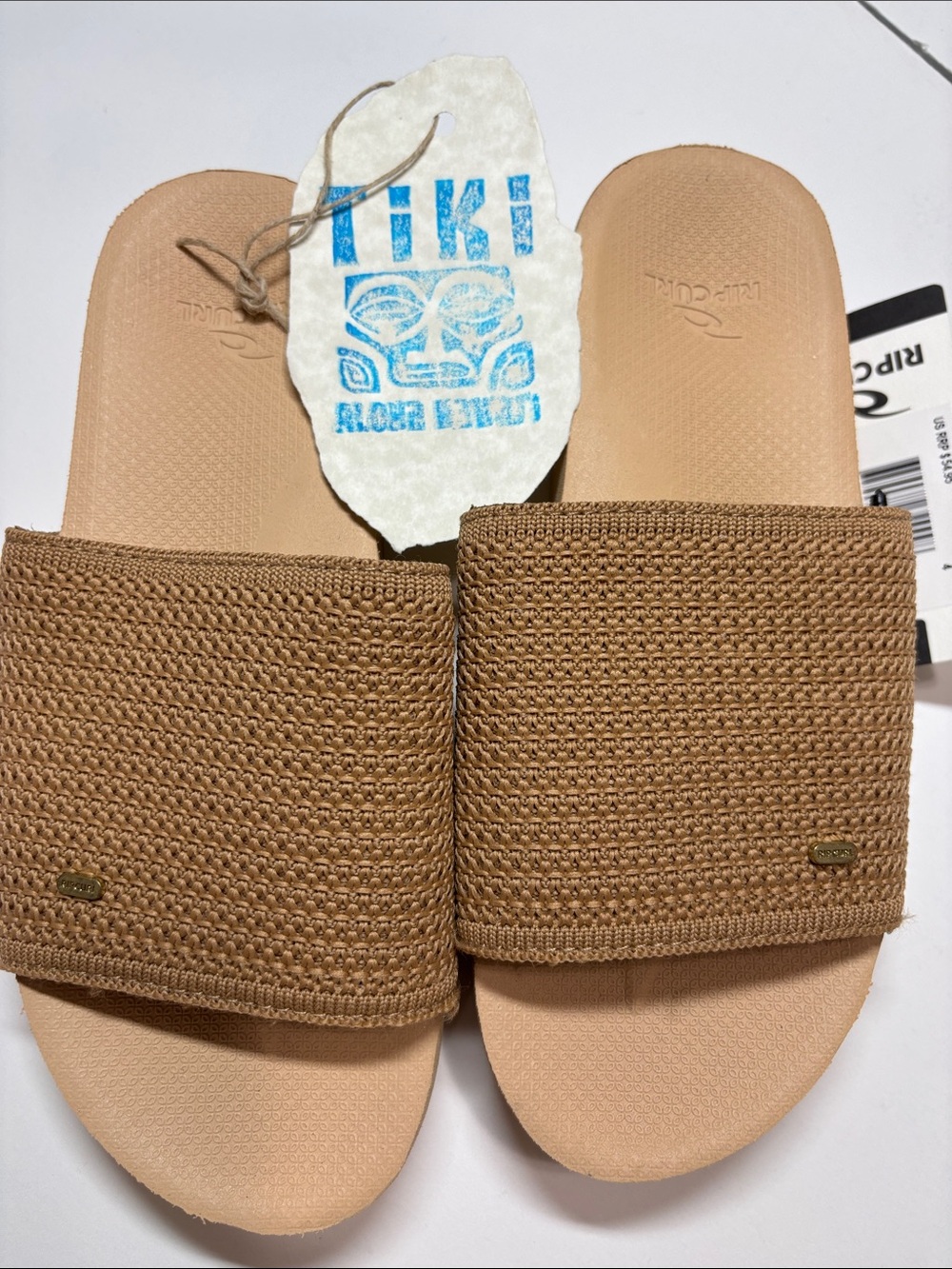 Girls Rip Curl Pool Party Platform Slide Sandals NWT Size 4